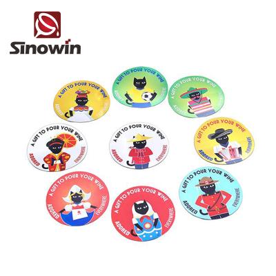 China Original Customized Personality Dropstop Wine Disc Drip Viable Pouring Stop for sale