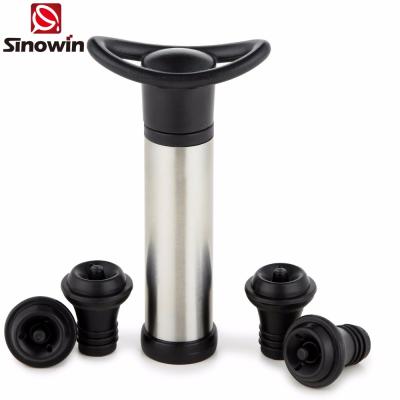 China Sustainable Top Quality Wine Saver Vacuum Wine Stopper With Pump Sets for sale