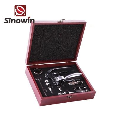 China High Grade Sustainable Rabbit Wine Opener Wooden Box Set Offer OEM Service for sale