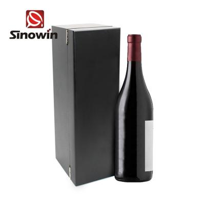 China Sustainable Leather 750ml Red Wine Bottle Accessories Luxury Wine Gift Box Set Case for sale