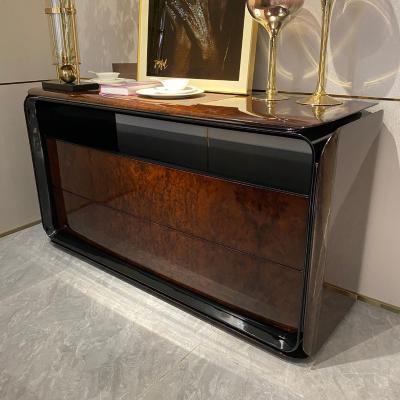 China (Other)Adjustable Modern Dining Cabinet Wooden Buffet Cabinet Sideboard With Two Drawers for sale