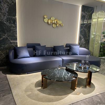 China Living Room Adjustable Sofas (Others) Modern Leather Sofa Designs For Home Furniture for sale