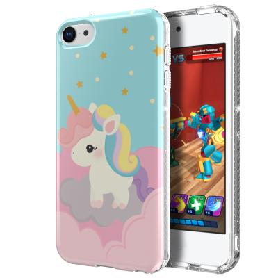 China Anti-fall cartoon unicorn pc+tpu character cute pink hard cover animated cool stylish fashion phone case for kids child teens girl for sale