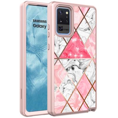 China Wholesale High Quality Heavy Duty Anti-Drop Cell Phone Accessories TPU Case For Samsung Galaxy Note 20 6.9 Inch Pink And White for sale