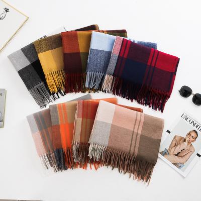 China 2021 New Design Comfortable High End Thick Polyester Winter Scarf Women Warm Shawl for sale