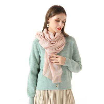 China Comfortable new arrivals streamlined designer scarf spring scarf for women elegant shawl pashmina for sale