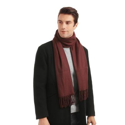 China American European Custom Cashmere High Quality Business Logo Multicolor Winter Scarf Gifts For Men for sale