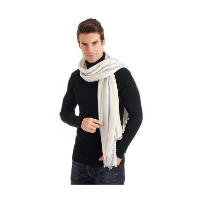 China Newest Scarf Winter Color Polyester Wholesale High Quality Luxury Stylish Scarf For Men for sale