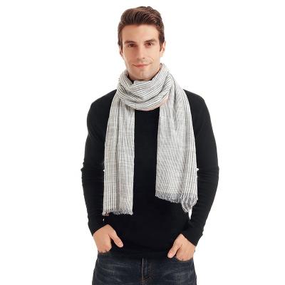 China European American wholesale quality casual style custom made soft scarf for men for sale