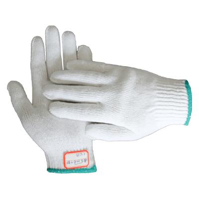 China Protect Hand Car Safety Construction Safety Cotton Hand Work Safety Wear Resistant Work Gloves for sale