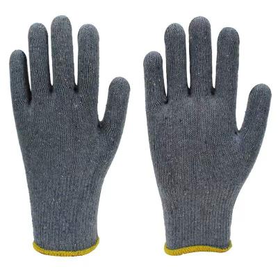 China Protect Handwork White Cotton Knitted Safety Work Gloves For Gardening Work for sale