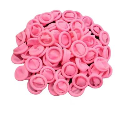 China Protect Finger SANSHOU high quality anti-static pink color natural ESD latex finger cradles for electronic factory for sale