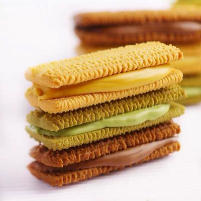 China Normal Cheap Cookies Chips Lemon Matcha Sandwich Factory Price Sunssi 126G Franzzi Chocolate Cookies As Afternoon Tea Snake for sale