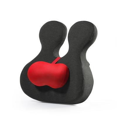 China Cute Shape Adjustable Lumbar Cushion Red Rabbit Memory Foam Pillow For Office Car Home for sale