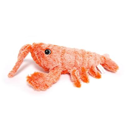 China Toy Dancing Shrimp Plush Dog Viable Toy USB Simulation Pet Lobster Electric Charging Toy for sale