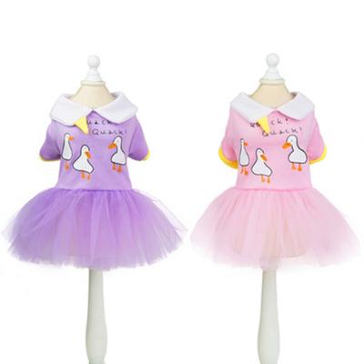 China Viable Tutu Dress Elegant Pet Party Pet Clothes Dog Summer Pet Skirt For Puppies for sale