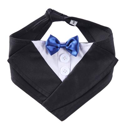 China Sustainable Pet Clothes New Dog Clothes Spring / Summer Bow Tie Pet Clothes Costume Triangle Scarf Bow Tie Collar for sale