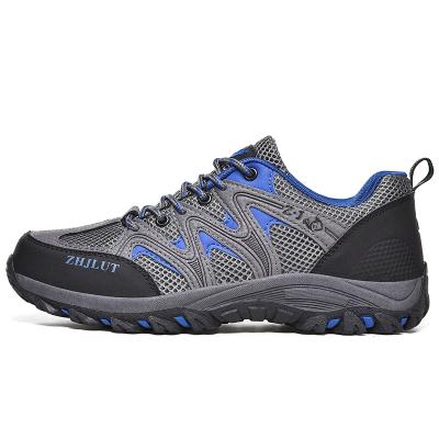 China CUSHIONING high quaiity outdoor men breathable hiking shoes with fabric mesh breathable shock absorption increasing shoes women for sale