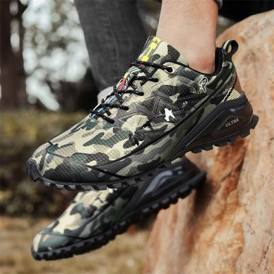 China 2022 new large size men's shoes outdoor waterproof hiking cross-country sports shoes running shoe mountaineering and river tracing for sale