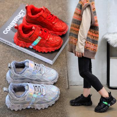 China 2020 New Fashion Winter Anti-slippery Kids Sports Sneakers Babies Shoes Casual Dad Chunky Shoes Kids Sneakers Girls Trainers for sale