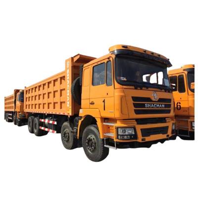 China Newest Hot Selling The Most Popular SHACMAN 375HP 8*4 With Crane Howo Price Dump Truck > 8L for sale