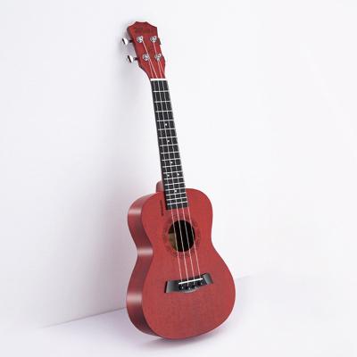 China Ukulele China Professional Four String Ukulele Natural Guitar Red Lacquer Matte 23 Inch Beginner Ukulele Guitars for sale