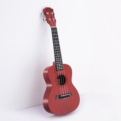 China Smiger Ukulele Gurte Four String Ukulele Natural Guitar Red Lacquer Matte 23 Inch Beginner Ukulele Guitars for sale