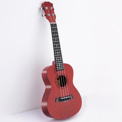 China Red 26 inch smiger ukulele gurte four string ukulele natural matte ukulele acoustic guitars for sale