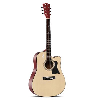 China Factory direct 41 inch Acoustic Guitars Wilbur High Quality Barrel Fir Acoustic Guitars Veneer D for sale