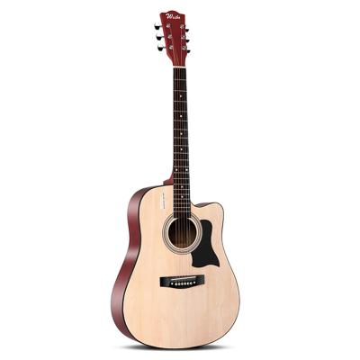 China Acoustic Guitars Accept Customized For Beginners 38 Inch D Type Barrel Beginner Acoustic Guitar Supports Customization On Sale for sale