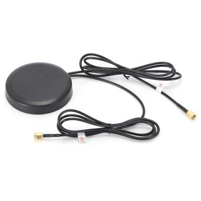 China High Performance SMA GPS GSM Combo Antenna 2 in 1 4G GPS Circular Antenna 80*14.5mm for sale