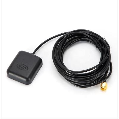 China Hotsale 1575.42MHz External Antenna SMA Male Outdoor Conenctor GPS Antenna 28dbi GPS Active Antenna For Car Navigation 45*38*11mm for sale