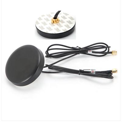 China 28dbi 4G GPS 2in1 High Gain Cabinet Antenna 4G LTE+GSM Combo Anti-theft Outdoor Waterproof Combo Antenna 80*14.5mm for sale