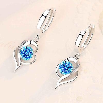 China Best Price TRENDY Wholesale Used Statement Mixed 100 Pieces Drop Designer Inspired White Sapphire Vintage Jewelry Earrings for sale