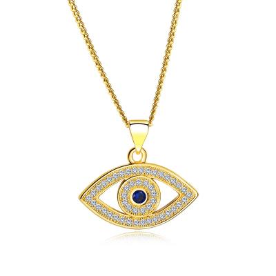 China 2020 New Vintage Design Fashion Women Watch Gold CZ Diamond Pendant Necklace Jewelry for sale