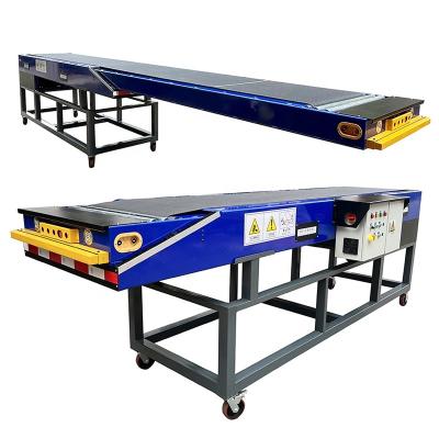 China Heat Resistant Promotion Paper Warehouse Plastic Manufacturing Plant Server- Computer Center Extendable Telescopic Conveyor Belt for sale