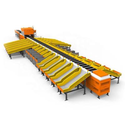 China Heat Resistant Parcel Sorting Machine Linear Cross Belt Sorting Conveyor Widely Used For Clothes/ Books Sorting With DWS for sale