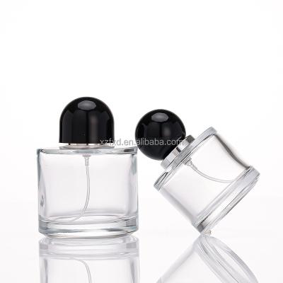 China Factory Direct Sales 50ml 100ml Clear Cylinder Row Subpackage Spray Pump Macaron Glass Cosmetic Perfume Bottle for sale