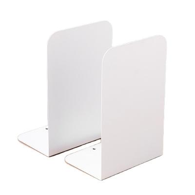 China Simple L Shaped Metal L Shaped Book Stand Up Office Home Shelf School Metal Bookends for sale