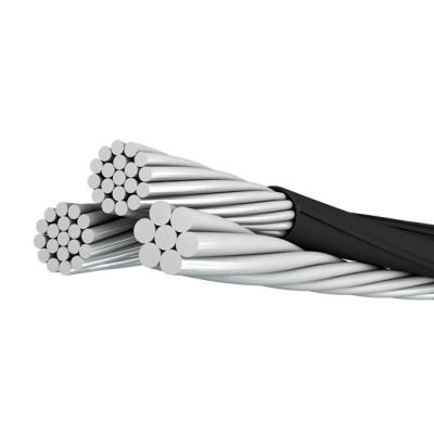 China Aerial factory direct discount 0.6/1KV ABC CABLE 3 core bundle cable aac core aerial cable for sale