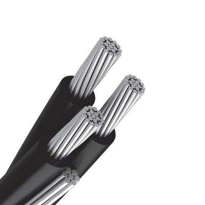 China 0.6/1kv XLPE Insulated Aerial ABC Cables Low Voltage 16mm2 Bundle Cable Aerial Cable Price for sale