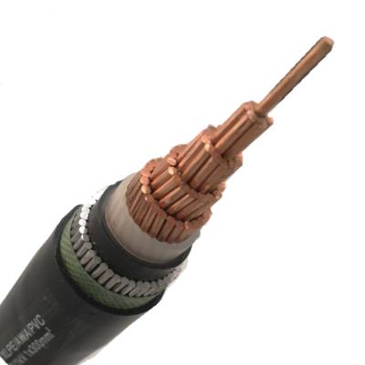 China Underground Power 0.6/1kV Round Cables 1*240mm2 Armored Cable And 120mm PVC Insulated Cable for sale