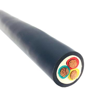 China Underground Top-grade 0.6/1kV PVC Insulated Power Cable 100mm Cable 3 Aluminum Core Flexible Cable for sale