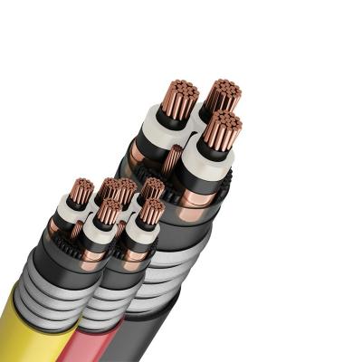 China PVC Sheath Electric Power Cable 15kV Underground Cable 120mm2 XLPE Insulated Power Cable Factory in China for sale