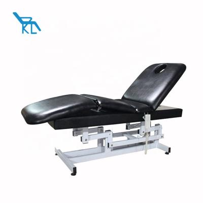 China Modern Cosmetic Massage Beauty Spa Bed 4 Sections Backrest Facial Recliner Treatment Table for sale