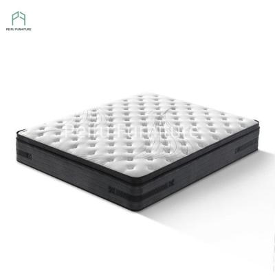 China Factory Supply Foldable Custom King Queen Full Size Foam Pocket Spring Hotel Bed Mattress In A Box for sale