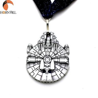 China Europe& Real Medal Made in America Die Casting Medals Marathon Sports Medallion Manufacturer Custom Movie Element Zinc Alloy with LED Lights Insert for sale