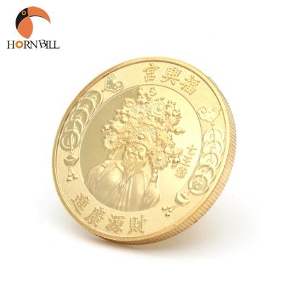 China Europe Gold Plated Antique Tungsten Souvenir Coin Blanks Challenge Coin for sale