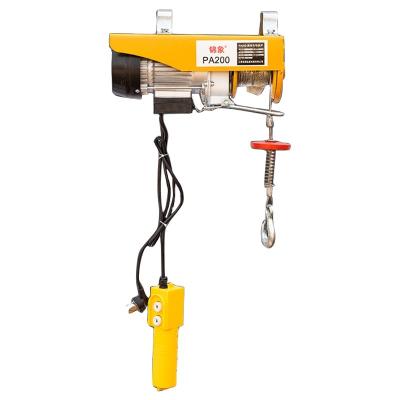 China Hotels factory cheap price mini portable electric hoist for construction for sale