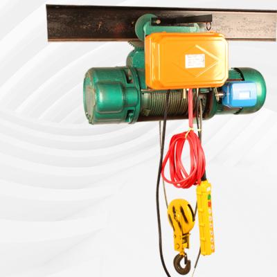 China Manufacturers hoisting goods direct selling 2T 18M cd1 electric wire rope hoist for sale for sale